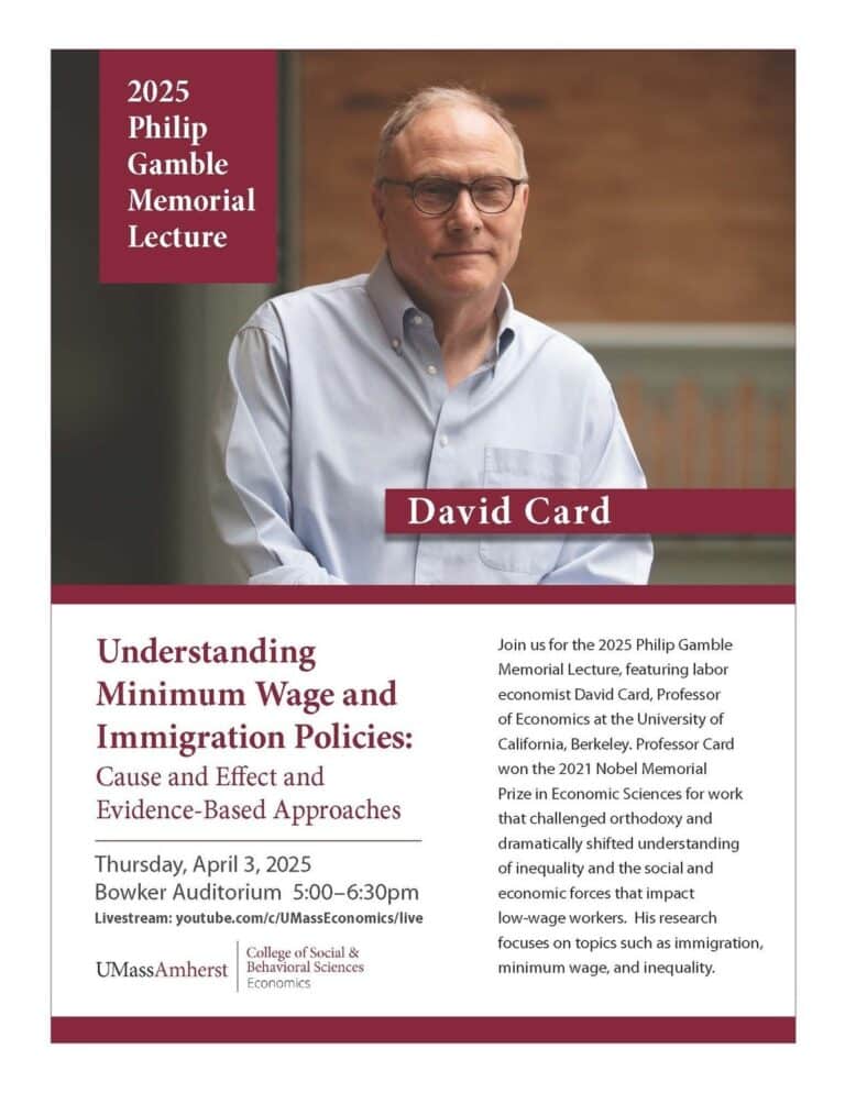 UMass lecture David Card