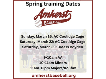 Amherst Baseball Spring Training