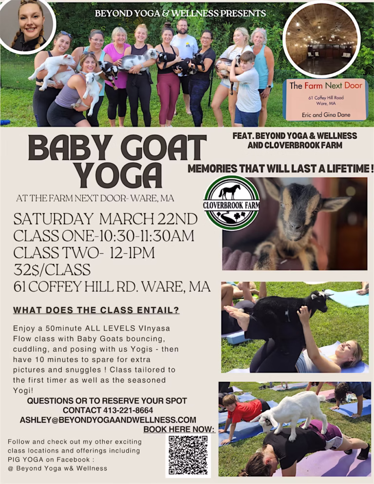 Baby Goat Yoga Ware MA