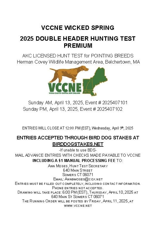 AKC hunt tests in Belchertown
