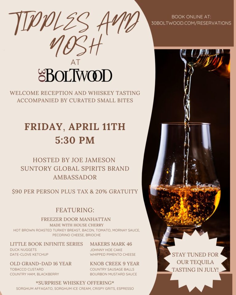 30Boltwood whiskey tasting