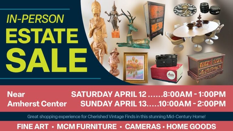 estate sale in Amherst