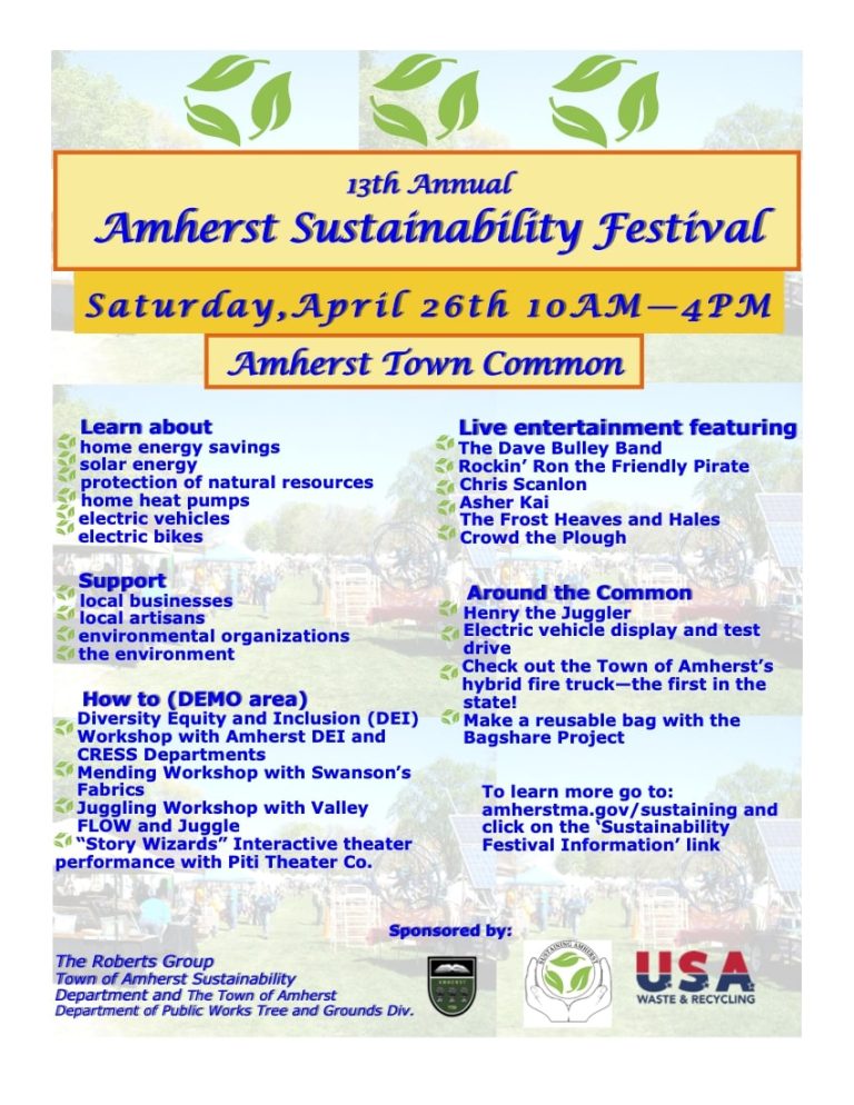 13th Amherst sustainability festival
