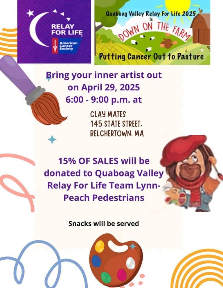 Relay For Life fundraiser in Belchertown
