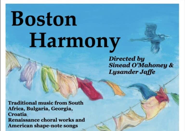 Boston Harmony concert in Hadley