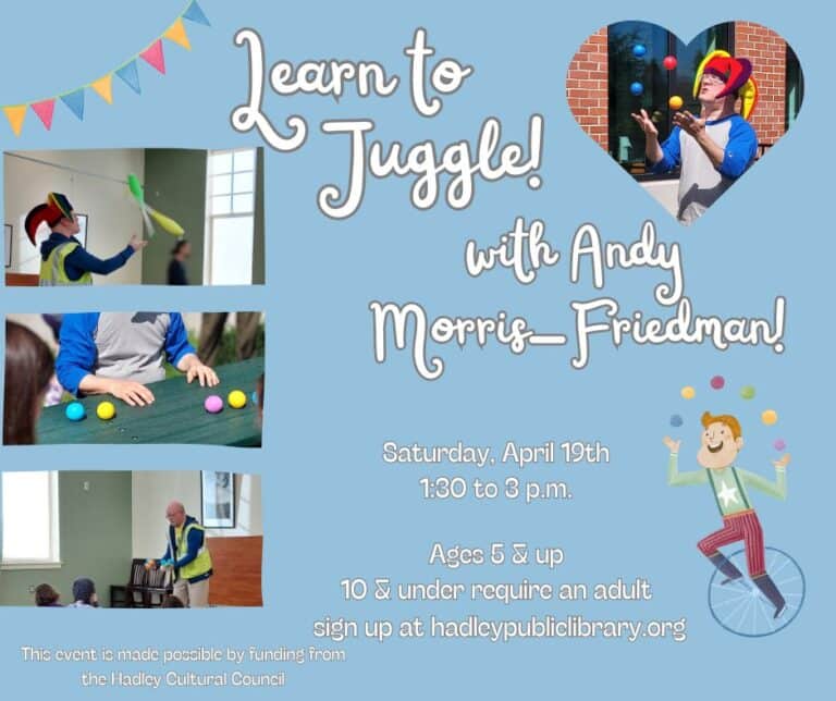 juggling workshop in Hadley
