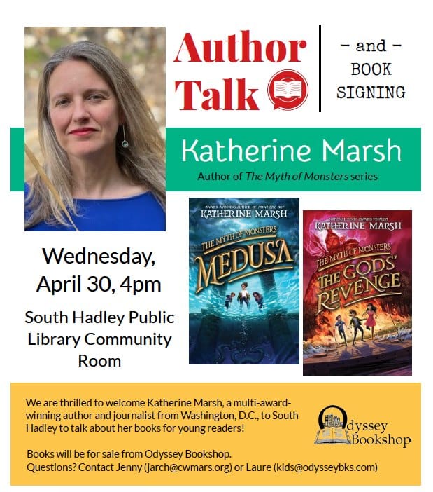 Katherine Marsh book talk South Hadley