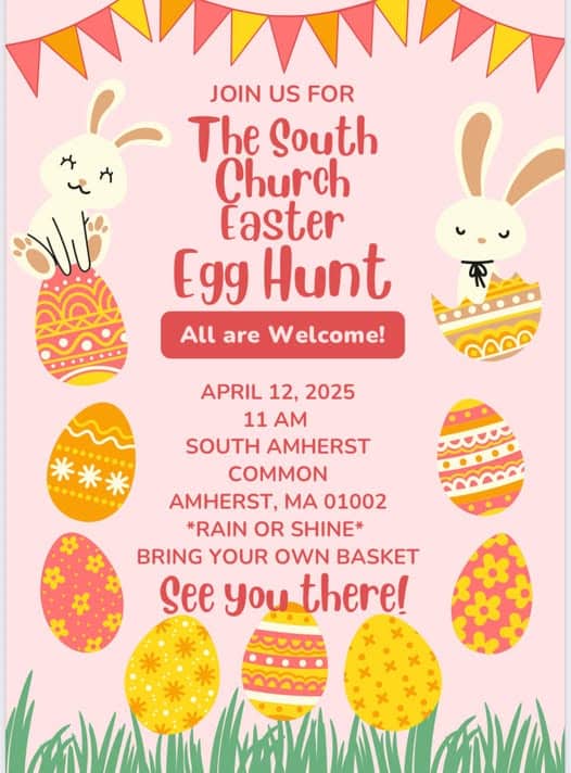 Amherst Easter egg hunt 2025