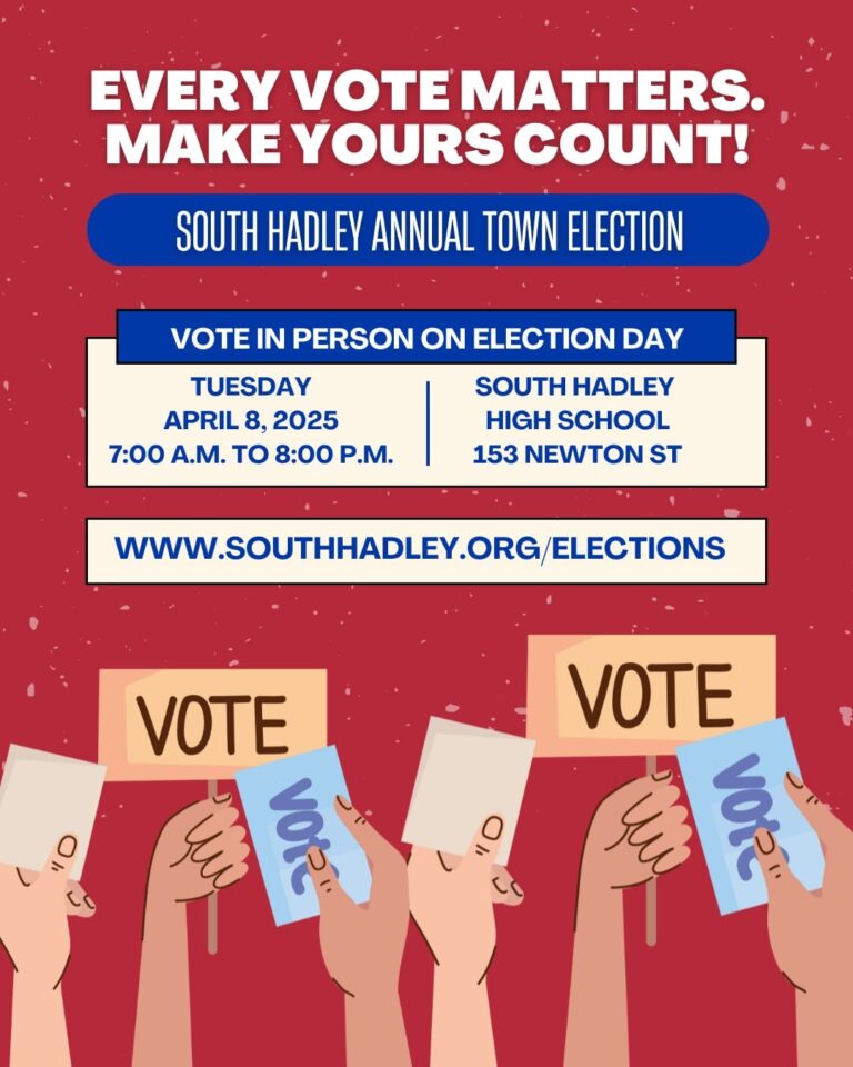 2025 town election South Hadley
