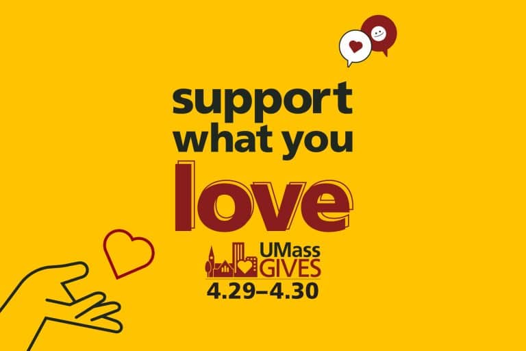 support UMassGives Isenberg