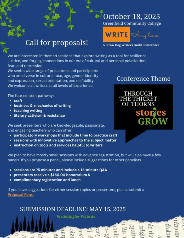 WriteAngles 2025 call for proposals