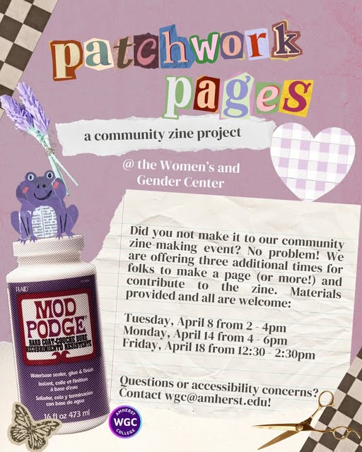 zine-making at Amherst College