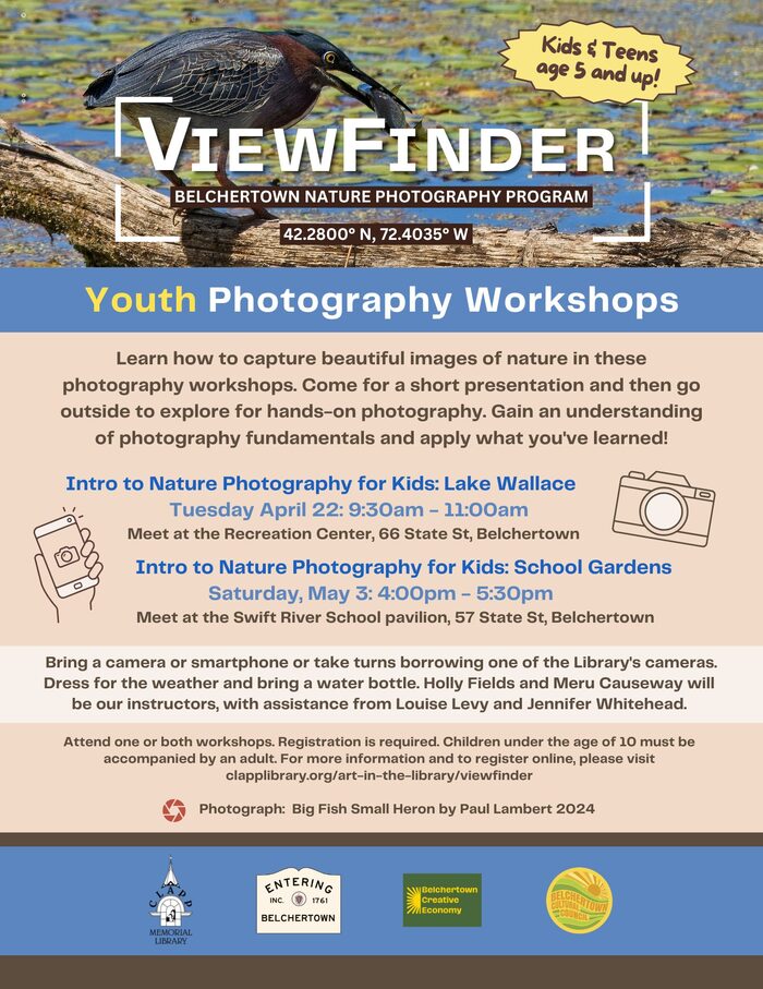 nature photography workshop for kids