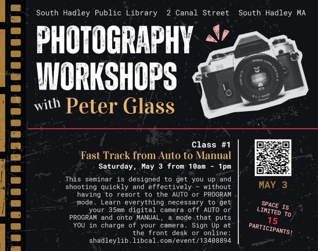 manual photography class in South Hadley