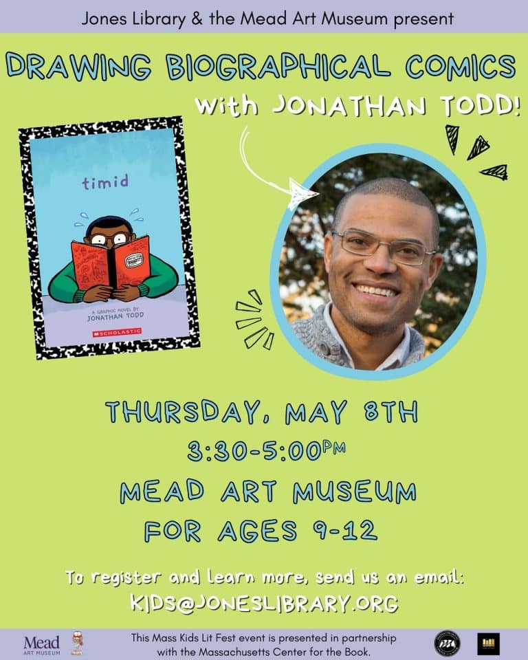 comics workshop kids in Amherst