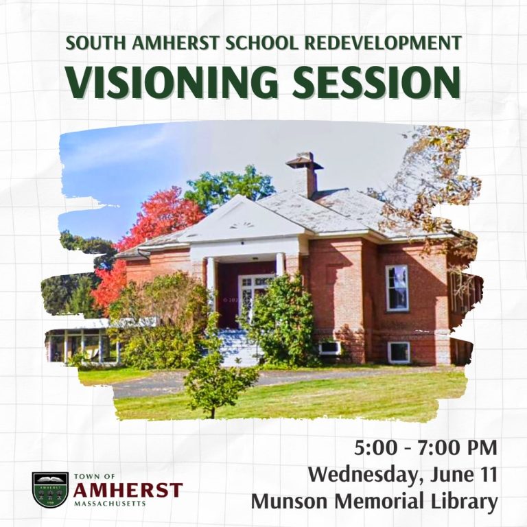 Amherst school redevelopment session