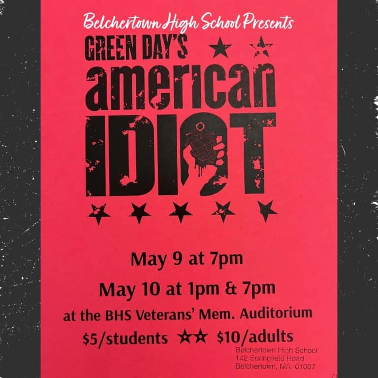 American Idiot musical in Belchertown