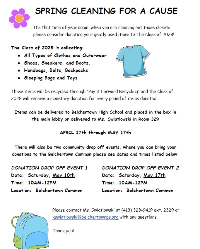 clothing drive in Belchertown