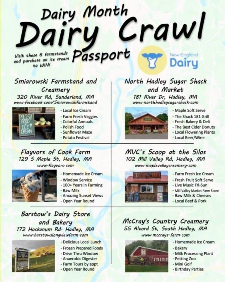 Dairy Month Dairy Crawl Pioneer Valley
