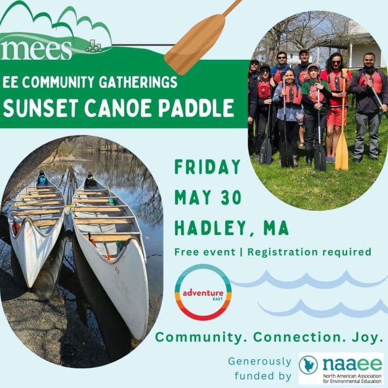 canoe paddle for environmental educators