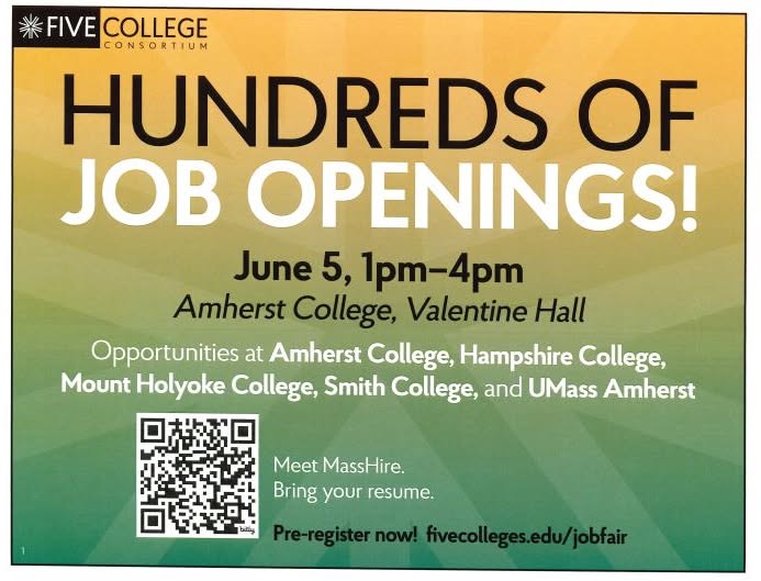 Five College job fair Amherst