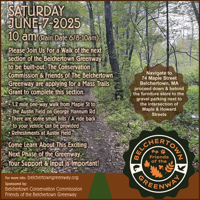 Belchertown Greenway walk