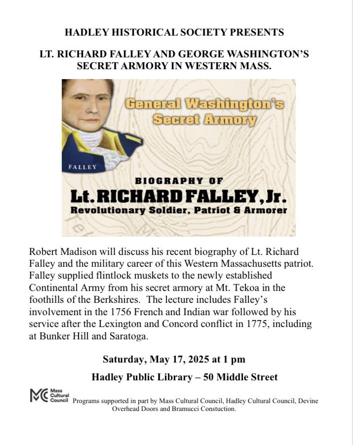 Revolutionary War lecture in Hadley