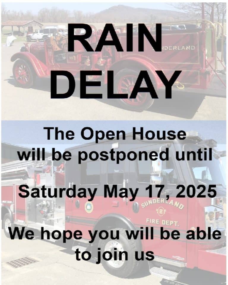 Open House Sunderland Fire Department
