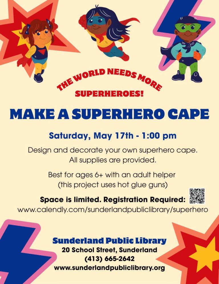 Superhero cape workshop Sunderland