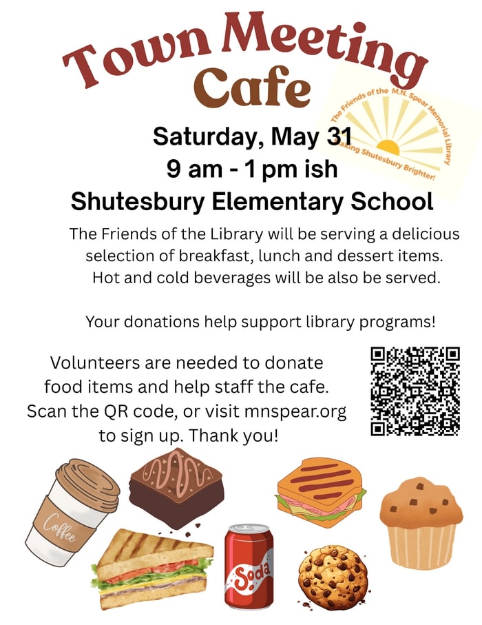 library fundraiser in Shutesbury