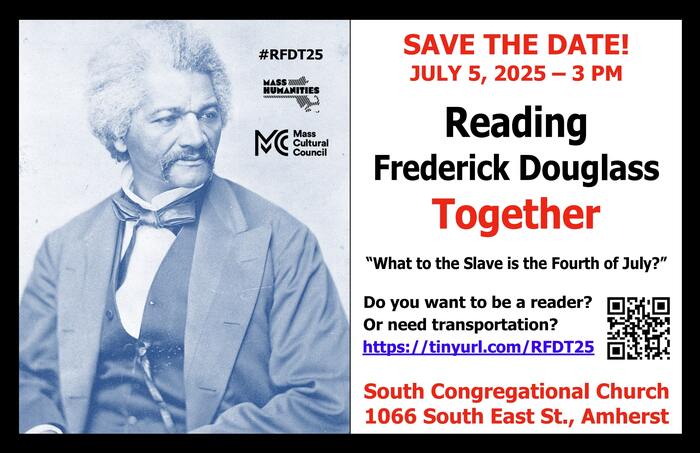 Frederick Douglass reading in Amherst