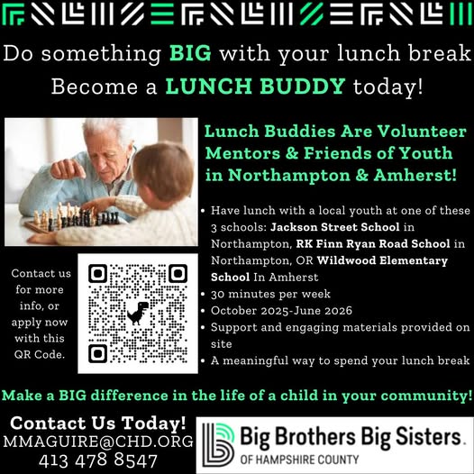 Lunch buddy volunteer