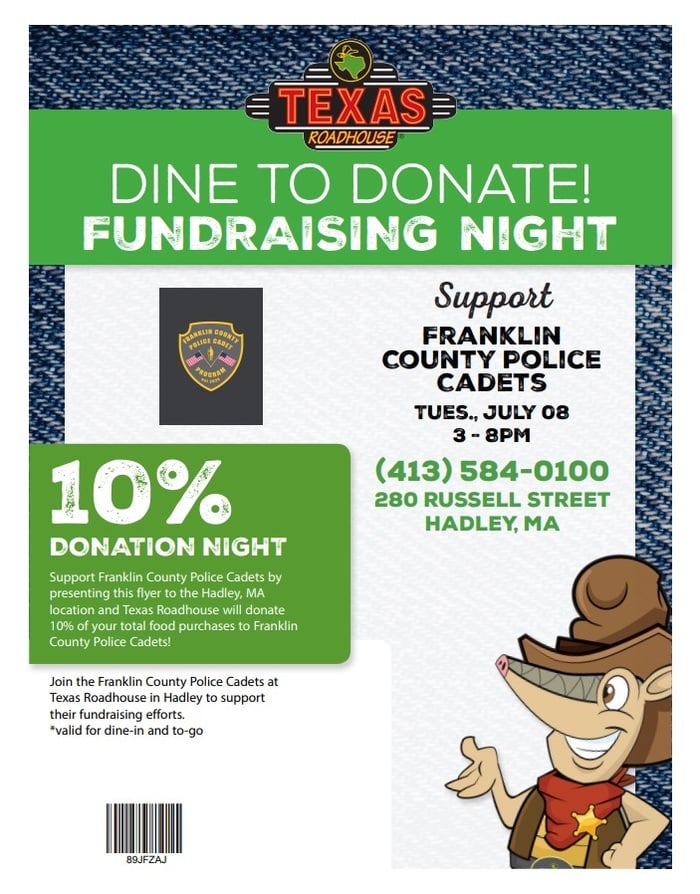 FCPC Texas Roadhouse fundraiser