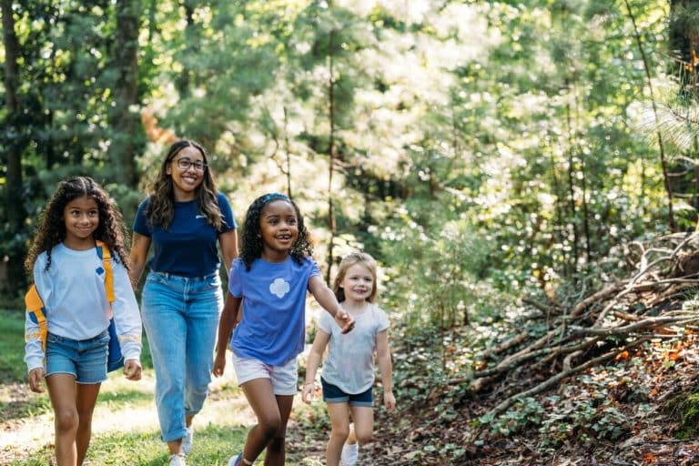 Girl Scouts outdoor skills