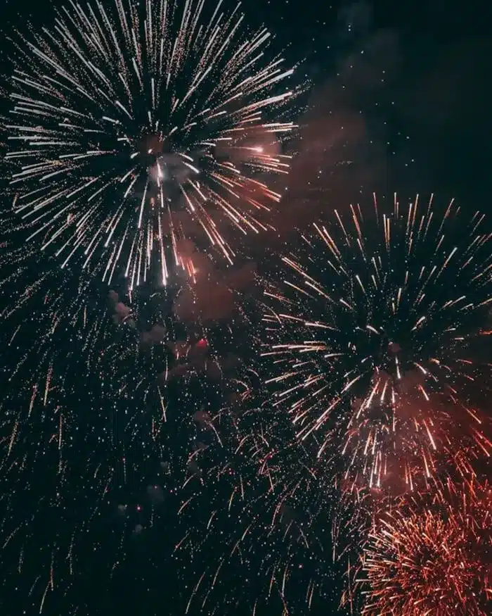 Hadley fireworks viewing