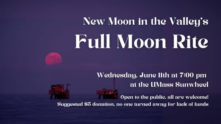 Strawberry Moon ritual in Amherst