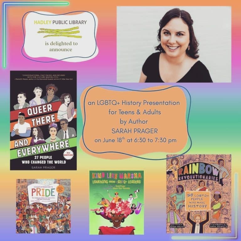 LGBTQ+ history talk in Hadley