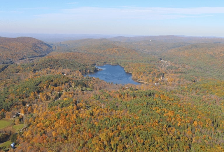 geology walk in Leverett