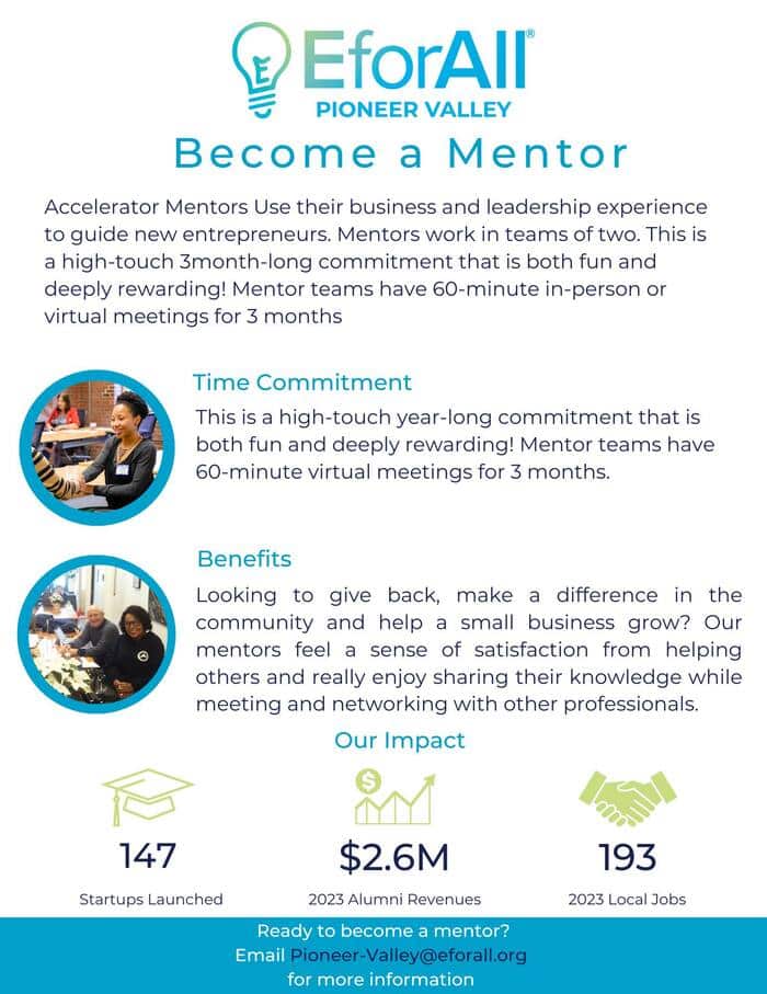 business mentor in Pioneer Valley