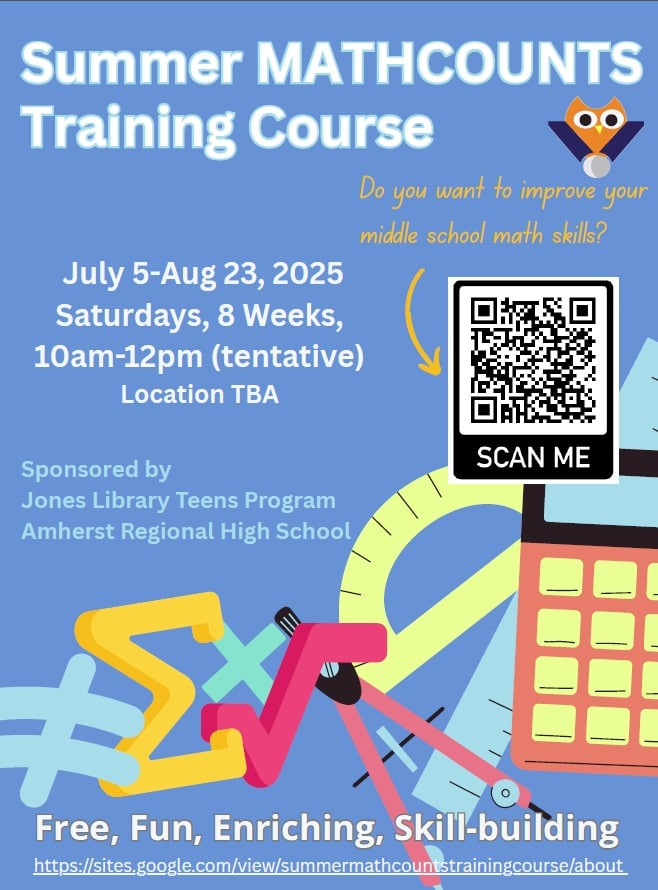 Summer MathCounts Training course.