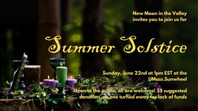 Summer Solstice ritual in Amherst