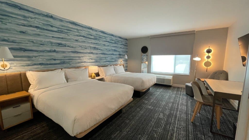 Inside one of the rooms at the newly opened TownePlace Suites Hadley Amherst