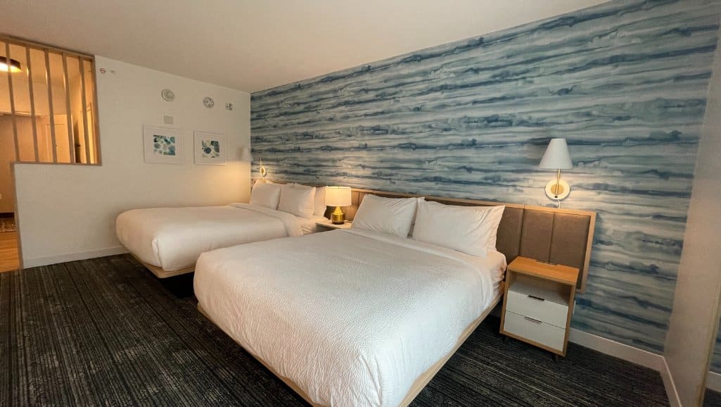 Inside one of the rooms at the newly opened TownePlace Suites Hadley Amherst