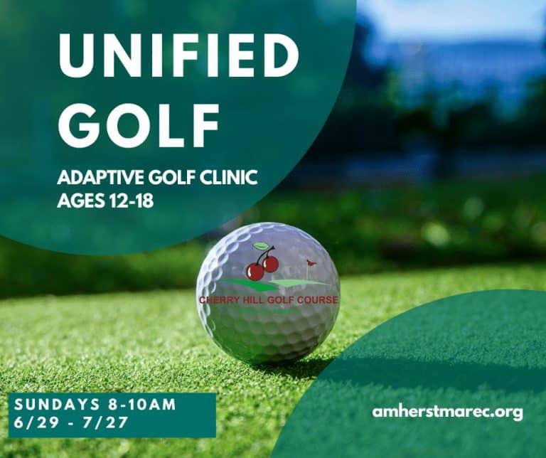 Unified Golf Clinic promo, Cherry Hill Golf Course, Amherst MA