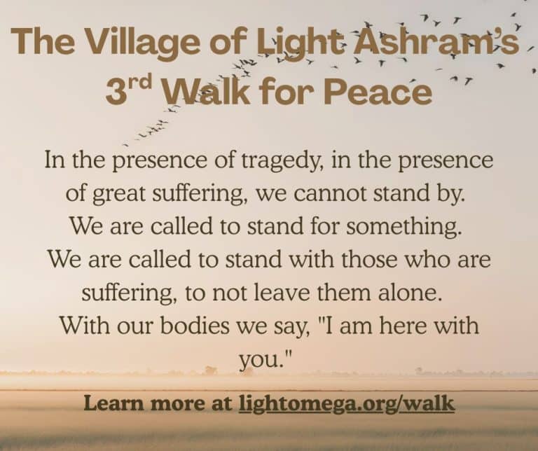 Walk for Peace in Leverett