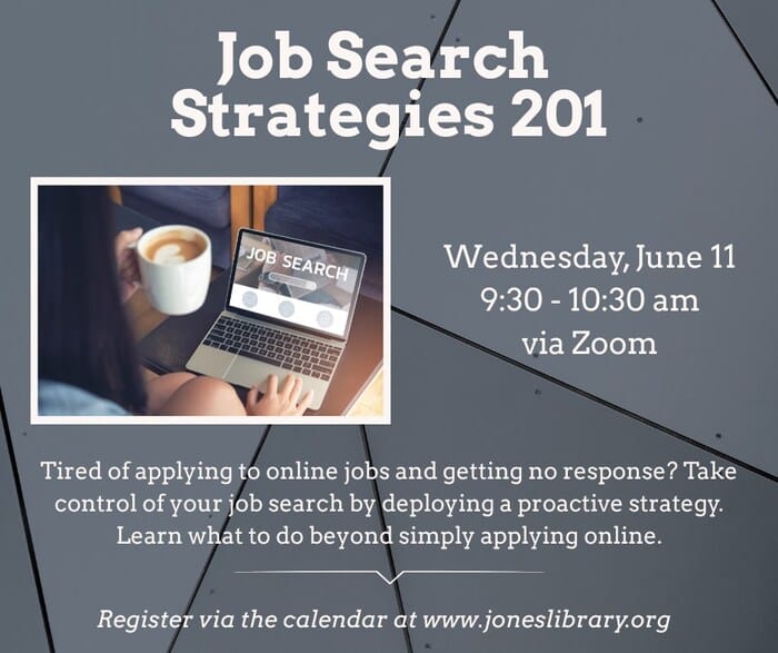 job search strategies webinar
