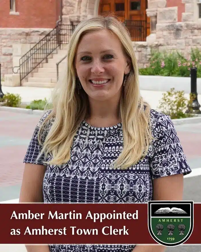 new Amherst Town Clerk