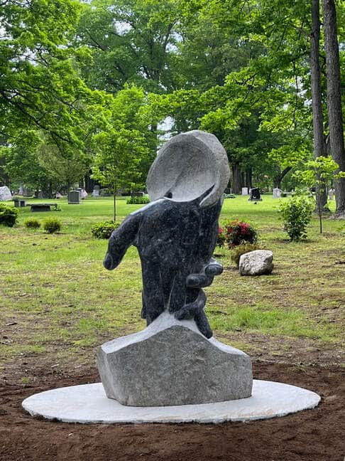 Amherst public art sculpture