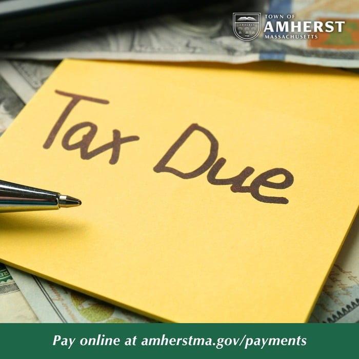 Amherst real estate tax due