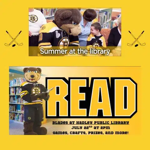 Bruins mascot storytime crafts